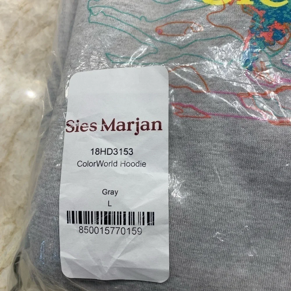 Sies Marjan Grey Amo Edition Logo Colorworld Hoodie: UNISEX - Picture 8 of 12
